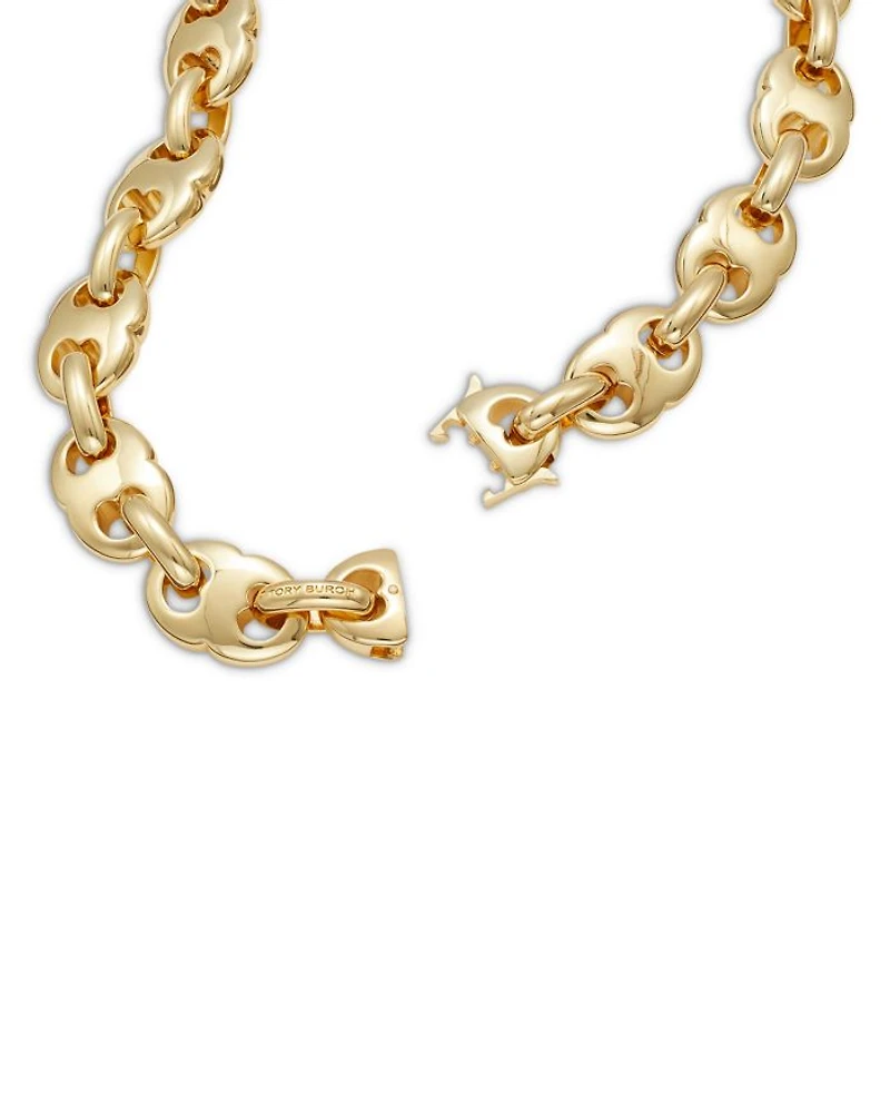 Gemini Link Collar Necklace, 17.3"