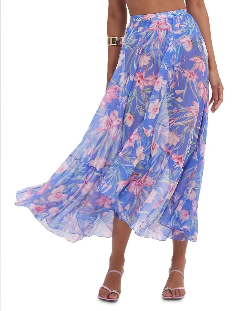 Amaryllis Maxi Skirt Swim Cover-Up
