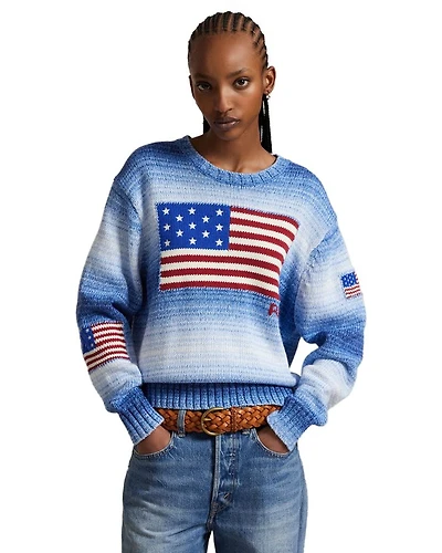 Flag Ombré Cotton Sweater
