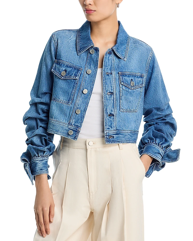 Alice and Olivia Tiff Denim Jacket