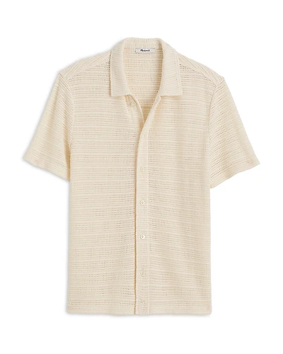 Madewell Lagos Short Sleeve Textured Camp Shirt