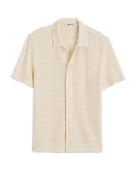 Madewell Lagos Short Sleeve Textured Camp Shirt