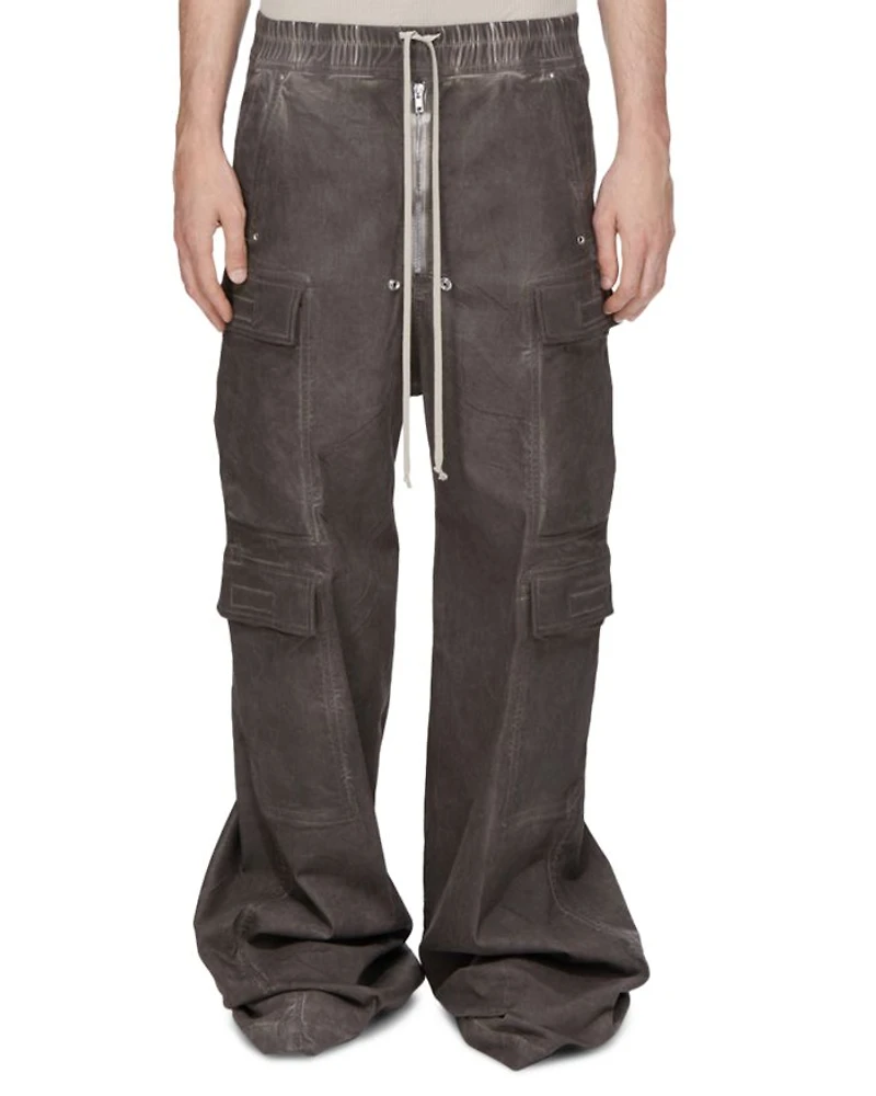 Double Cargo Denim Pants
