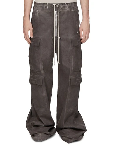 Double Cargo Denim Pants