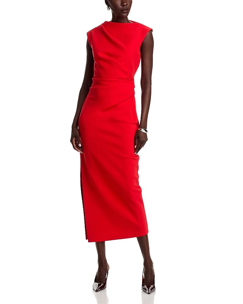Safiyaa Salena Gathered Column Dress
