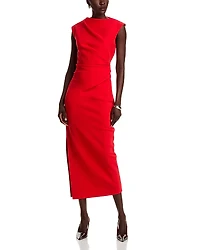 Safiyaa Salena Gathered Column Dress
