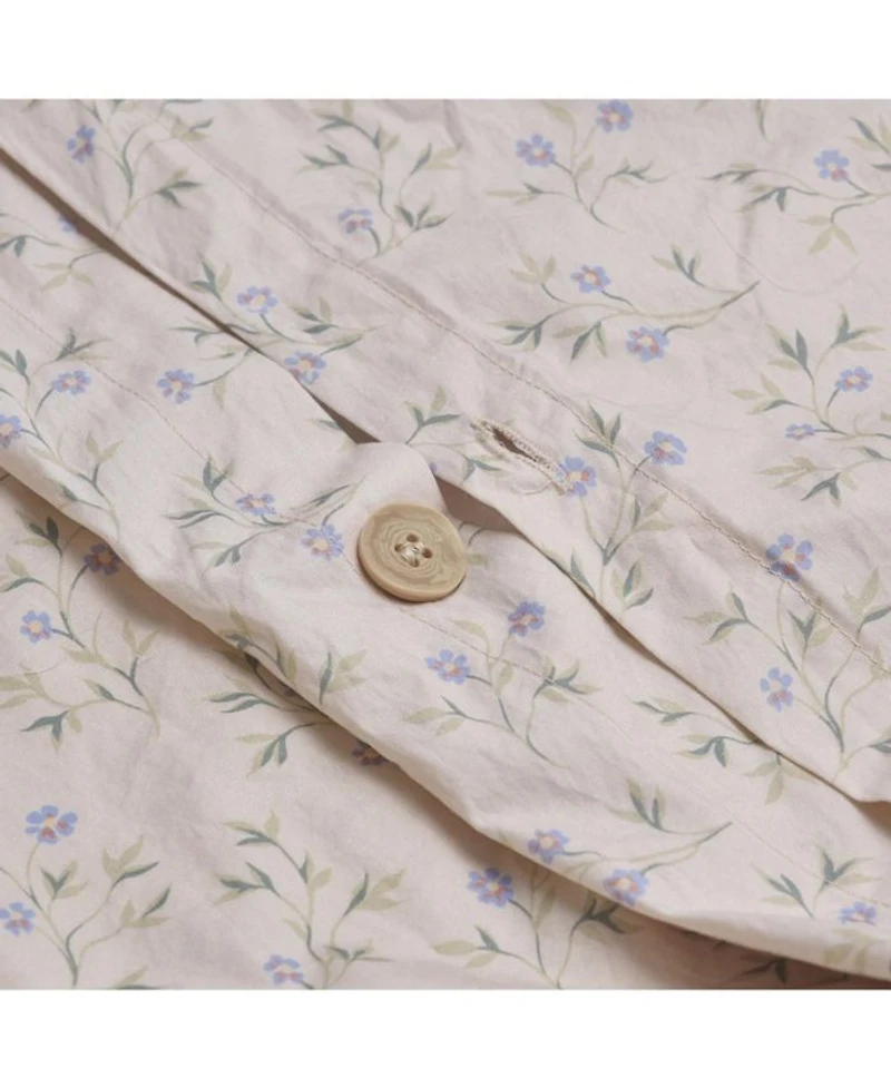 Spring Sprig Printed Cotton Duvet Cover