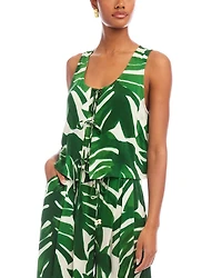 Emery Tie Front Top