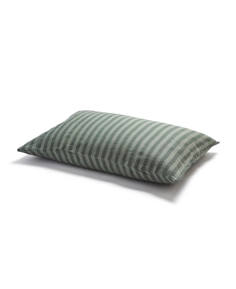 Pembroke Stripe Linen Pillowcase Pair, Standard