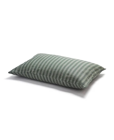Pembroke Stripe Linen Pillowcase Pair, Standard