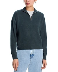 Quarter Zip Cashmere Sweater - Exclusive