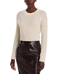 C by Bloomingdale's Cashmere Shaker Stitch Raglan Sweater - Exclusive
