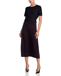 Cashmere Midi Skirt - Exclusive