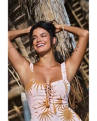 Gia Lace Up Mini Dress