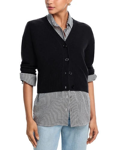 V Neck Cashmere Cardigan