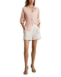 Leora Fitted Linen Shirt
