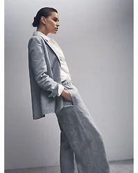 Willow Single Button Linen Jacket