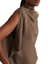 Elle One Shoulder Drape Top