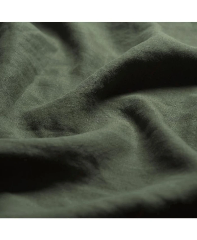 Plain Linen Fitted Sheet, King