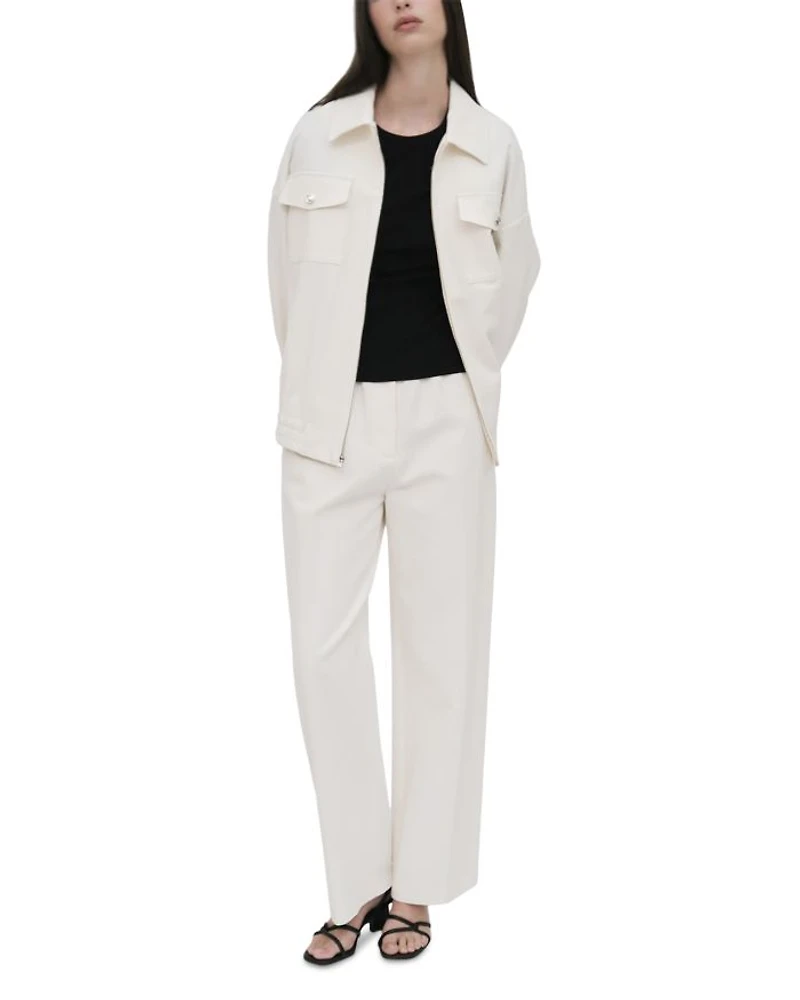 Zip Front Shirt Jacket