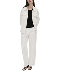 Zip Front Shirt Jacket