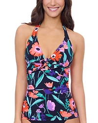 Profile by Gottex Marguerite Floral Halter Tankini