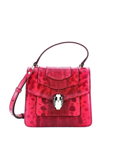 Pre-Owned Bvlgari Serpenti Forever Top Handle Bag Karung