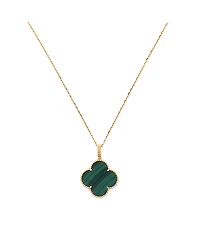 Pre-Owned Van Cleef & Arpels Magic Alhambra Pendant Necklace 18K Gold and Malachite