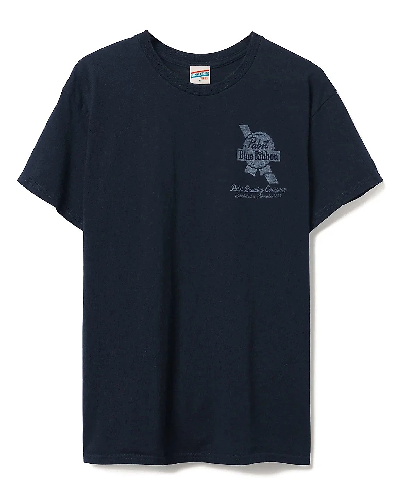Junk Food Clothing Unisex Pabst Blue Ribbon Original Flea Market Tee