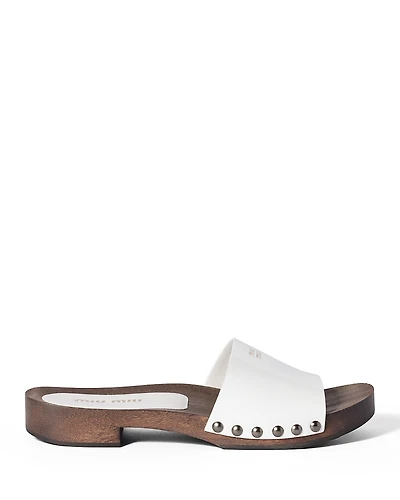Miu Women's Clog Slide Sandals