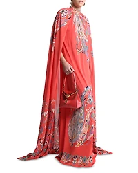 Etro Long Cape Dress
