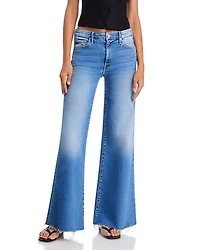 Mother The Roller High Rise Wide Leg Jeans