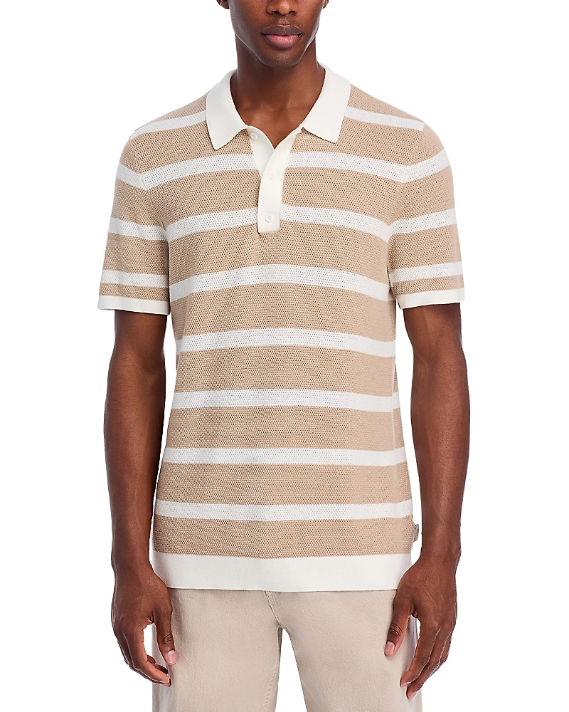 Onia Textured Knit Polo