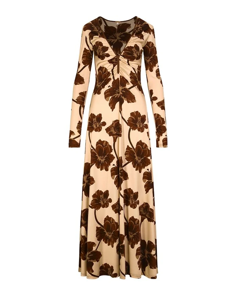 Alma Bordada Ankle Dress