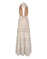 Luz Tropical Halter Maxi Dress