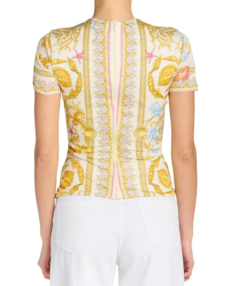 Underwater Barocco Foulard Top