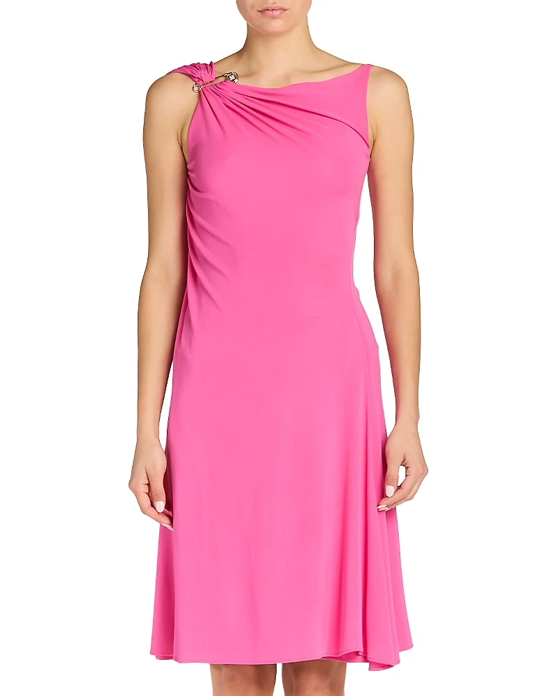 Versace Draped Cocktail Dress