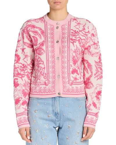 Underwater Barocco Foulard Cardigan