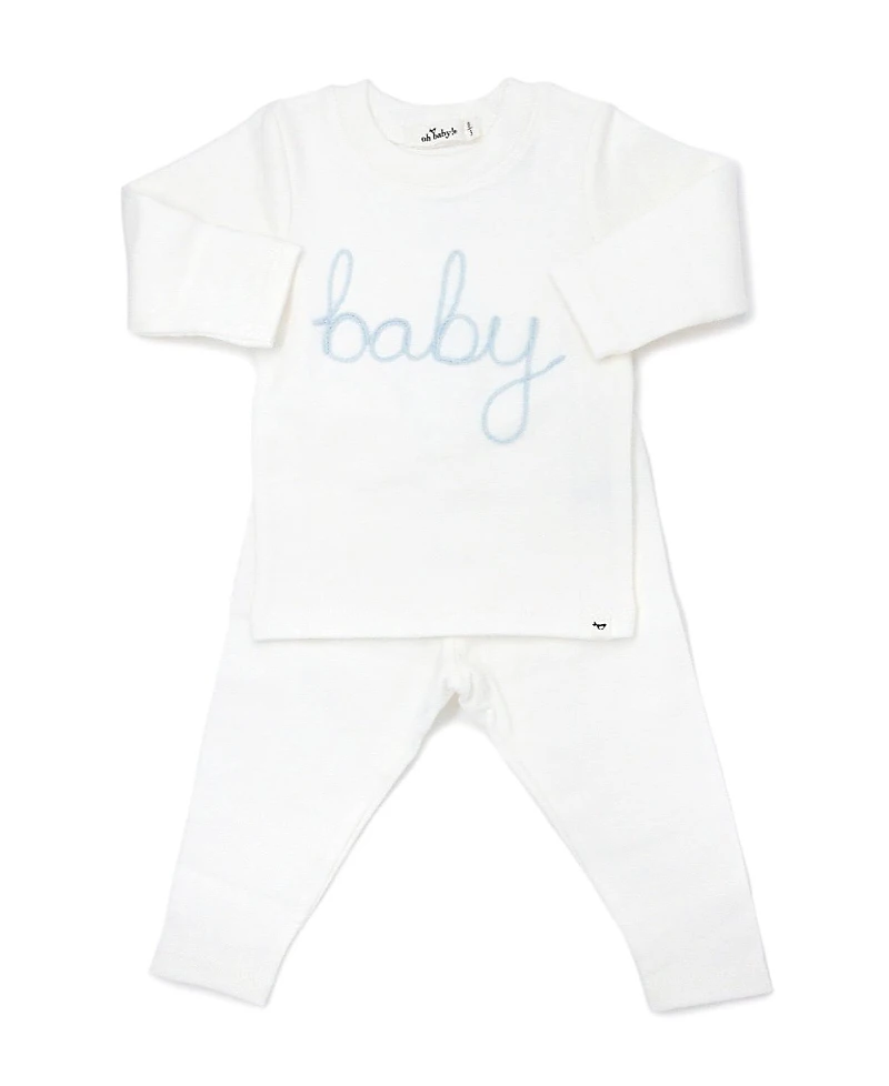 oh baby! baby Embroidered Two Piece Set - Baby
