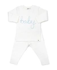 oh baby! baby Embroidered Two Piece Set - Baby