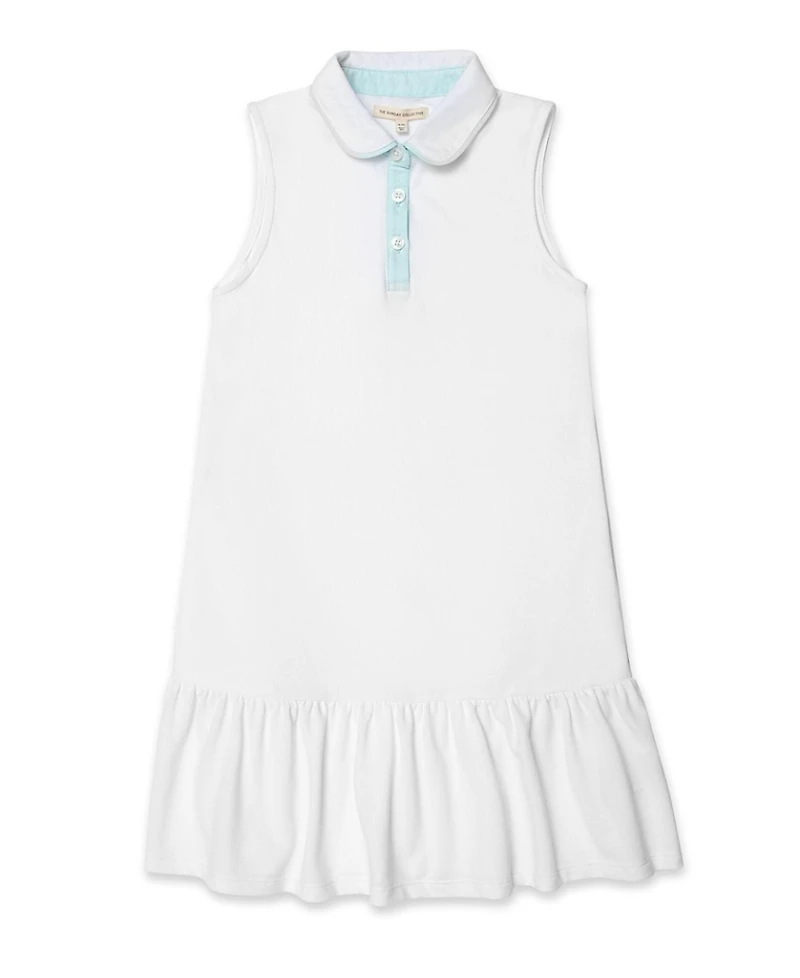 The Sunday Collective Girls' Sleeveless Play Polo Dress - Little Kid, Big Kid