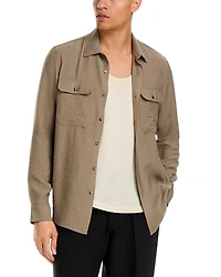Michael Kors Crepe Classic Fit Shirt