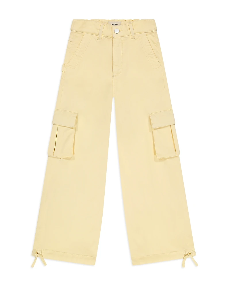 DL1961 Girls' Lily Wide Leg Jogger Jeans - Little Kid