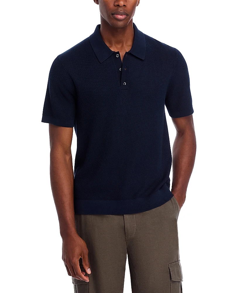 Theory Mesh Short Sleeve Polo