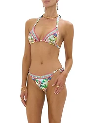 Triangle Bikini Top & Side Tie Bottom Set