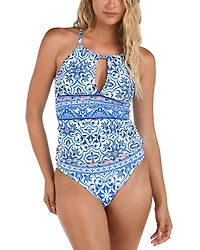 La Blanca Alboran High Neck Tankini Top