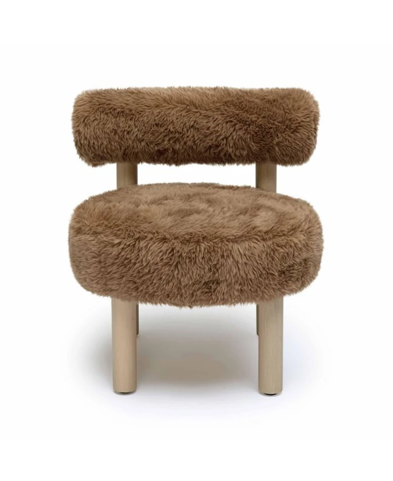 Carmel Faux Shearling Accent Chair