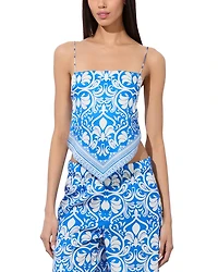 Yuri Printed Spaghetti Strap Top