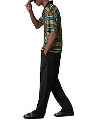 CHE Sala Square Mixed Prints Cuban Shirt
