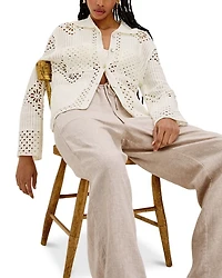 Patmos Open Knit Cardigan